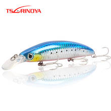 Tsurinoya 110mm 20.5g Hard Minnow Fishing Lure Floating 1.5m Hard Bait With 3D Eyes Treble Hooks Pesca Tackle Fishing Wobblers 2024 - buy cheap