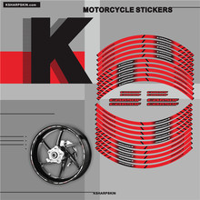 Adesivos de aro de motocicleta, folha de filme reflexiva para decoração de roda interna de motocicleta para honda cb650f cb 650f 2024 - compre barato