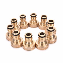 2 pcs 3/4" Male Brass Threaded Hose Tap Adaptor Fitting For Garden Watering Tools Water Pipe Connector Tube 2024 - buy cheap