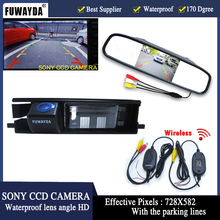 FUWAYDA HD SONY CCD car camera Night Vision parking with 4.3 Inch TFT LCD Auto Car RearView Mirror Monitor FOR TOYOTA RAV4 RAV-4 2024 - buy cheap