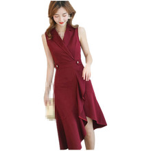 ZC1447 spring summer 2020 new women fashion trend casual temperament show slim sleeveless dress cheap wholesale 2024 - buy cheap
