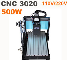 CNC 3020 Router Wood / PCB engraving driling and milling machine CNC3020 500w spindle motor 2024 - buy cheap