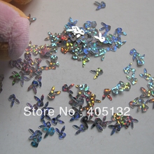 GD20-4 Free Shipping Wholesale 100g/bag Silver  Bunny Glitter Nail art Glitter Pieces Nail art decoration 2024 - buy cheap