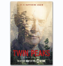 Hot New 2017 Twin Peaks US TV Series Show-Silk Art Poster Wall Sicker Decoration Gift 2024 - buy cheap