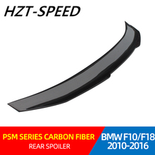 Spoiler de fibra de carbono para janela traseira de bmw, modelos f10, f18, modificada, psm, 2010 a 2016, para bmw 5 series 2024 - compre barato