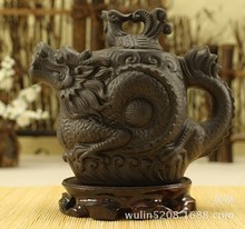 Authentic yixing teapot dragon and phoenix tea pot 500ml big capacity purple clay tea set kettle kung fu teapot 2024 - buy cheap
