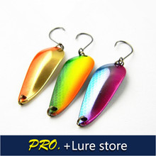 Free shipping 9pcs 7cm 4g Salon,Bass,Pike Killer Metal Spoon Fishing Spinner spoon Bait Colorful Spoon Lure Metal Fishing Baits 2024 - buy cheap