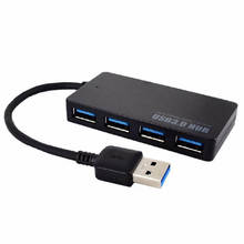 5Gbps Speed 4-Port USB 3.0 Portable Compact Hub Adapter For PC Laptop For MacBook Air mice, keyboard, external drives#G1 2024 - buy cheap