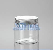 200 мл прозрачная банка ПЭТ банка с серебряной алюминиевой крышкой 200 г контейнер для маски пластиковая банка для крема бутылка для лосьона оптом 50 шт./лот 2024 - купить недорого