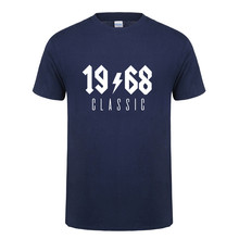 Omnitee-Camiseta clásica de algodón para hombre, camisa de manga corta fresca de verano, regalo de cumpleaños, OZ-213, 1968 2024 - compra barato