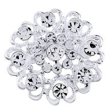 FUNIQUE Women Fashion Rhinestone Brooches Pins Fit Weddings Party Decoration Tree Flower Hollow Brooches For DIY Women Clothing 2024 - buy cheap