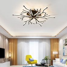 Luminária de teto de led, moderna, residencial, sala de estar, sala de jantar, estudo, comercial, escritório, iluminação decorativa 2024 - compre barato