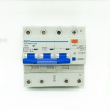 CHINT-disyuntor DZ158LE 3P + N 63A 80A 100A, corriente Residual, 30mA, RCBO 2024 - compra barato