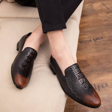 Men Loafers Shoes fashion slip on leather Loafers Casual Driving Shoes Men Dress Shoes breathable Men's flats moccasins Shoes k3 2024 - buy cheap