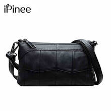 iPinee Brand Genuine Leather Clutch Bag Small Soft Leather Handbag Women Fashion Cross Body Bag Ladies Shoulder Bags 2024 - buy cheap