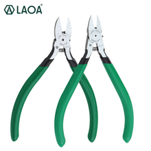 LAOA-Alicates eléctricos diagonales CR-V de 5 pulgadas, cortadores de alambre de hierro y cobre con resorte ahorrador de trabajo 2024 - compra barato