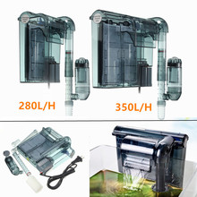 2w/2.5w Quiet Aquarium External Filter Fish Tank Hanging Waterfall Filter With Skimmer Remove Oil For Fish Water Plant 2024 - buy cheap