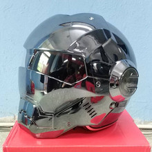 Masei-casco de moto de hierro para hombre, protección de medio casco para moto de montaña abierta, color gris 2024 - compra barato