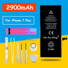 Original dadaxiong bateria para iphone 7 plus 2900mah capacidade real com kit de máquinas-ferramentas substituição bateria 2024 - compre barato
