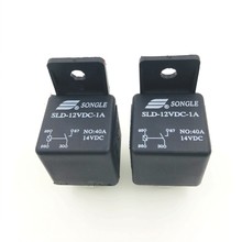 10 pcs DC12V 24V 40A Black Relay 4 PIN Durable Automotive Car Truck Boat Relays SLD-12VDC-1A SLD-24VDC-1A Normally Open Relay 2024 - buy cheap