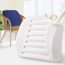 Natural Latex Office Chair Cushion Memory Foam Back Pillow Coccyx Orthopedic Seat Cushion  Car Massage Seat Bolster Waist Pillow 2024 - buy cheap