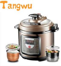 Free shipping 5L double bravery genuine electric pressure cooker  B model  5 L 2024 - buy cheap