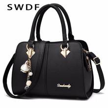 NEW Brand Women Hardware Ornaments Solid Totes Handbag High Quality Lady Party Purse Casual Crossbody Messenger Shoulder Bags 2024 - buy cheap