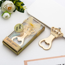 10 pcs/lot Party Favors Wedding Souvenir Gifts  Crown Bottle Opener Presents For Baby Shower Guest Giveaways 2024 - buy cheap