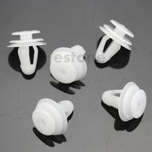 10Pcs Car White Plastic Rivets Fastener Door Clips for 8 mm Hole 2024 - buy cheap