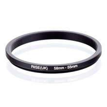 RISE(UK) 58mm-55mm 58-55mm 58 to 55 Step down Ring Filter Adapter black 2024 - buy cheap