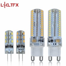LKLTFX G4 lampada lights bulbs 220v Lamp DC 12V G9 SMD 3014 Warm White 360 Degree Angle LED Spotlight lamparas luminaria lampe 2024 - buy cheap