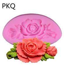 3D Rose Flower Shape Silicone Soap Mold Form Chocolate Cake Mold Handmade DIY Cake Fondant Decoration Soap Making Silicone Mold 2024 - buy cheap