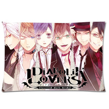 2016 New Arrival Rectangle Anime Diabolik Lovers Background Decorative Pillowcase Custom Pillow Case Cover 20"x30" Two Sides 2024 - buy cheap