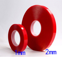 3M red double-sided tape high-strength acrylic gel transparent seamless sticker 2mm thickness 5 meters long 2024 - buy cheap