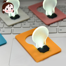 2021 Christmas gift 1pc Pocket Card Lamp Mini Portable USB Mini LED Night Light Bulb Versatile 2024 - buy cheap