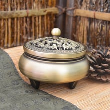 3-Legged Pure Copper Coil Incense Burner Tower Incense Censer For Tea Room Home Decoration Antique Copper Furnace 2024 - buy cheap