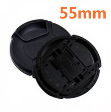 30pcs/lot  55mm center pinch Snap-on cap cover LOGO for canon 55mm camera Lens 2024 - buy cheap