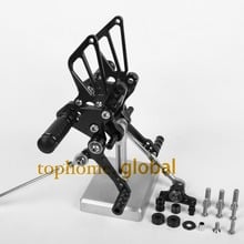 For DUCATI 848 1098 1098S 1198 1198R Black CNC Rearsets Foot Pegs Rear Set 2024 - buy cheap