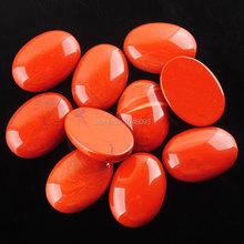 YOWOST Free Shipping Natural Red River Jaspers Gem Stone Oval Cabochon CAB No Hole Jewelry 18x25x7MM 10 pcs/lot QU3119 2024 - buy cheap