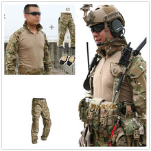 Emerson-uniforme bdu G3 de combate militar, camisa, pantalones y rodilleras, Airsoft, traje MultiCam CP MC, novedad de 2017 2024 - compra barato