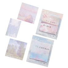 2PCS Vintage Travel Landscape Label Sticky Note Cute Post Memo Pad Kawaii Stationery School Office Sheet Planner Sticker Notepad 2024 - buy cheap