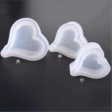 New Transparent Silicone Mould Dried Flower Resin Decorative Craft DIY Long tail love heart Mold epoxy resin molds for jewelry 2024 - buy cheap