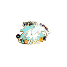Дешевые 3D металлический значок новый логотип дельфина плакировка значок k200351 2024 - купить недорого
