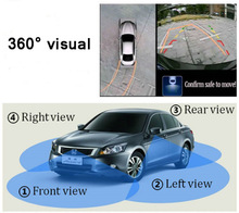 Universal 360 visual parking system All round view car camera control box Front Left Right Rear cameras 2024 - купить недорого