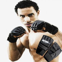 Guantes deportivos de boxeo para hombre, bolsa de boxeo de entrenamiento tailandés, medio guante, para gimnasio, regalos, 1 par 2024 - compra barato
