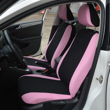 Fundas de asiento de coche de tela de poliéster para mujer, conjunto completo con bordado de mariposa rosa, ajuste Universal para la mayoría de asientos de coche, estilo nuevo, gran oferta 2024 - compra barato