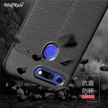 Funda de teléfono Huawei Honor View 20 funda a prueba de golpes de cuero de lujo WolfRule Soft TPU funda para Huawei Honor View 20 funda Honor V20] 2024 - compra barato