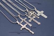 Many styles. Religious metal Christ cross long chain. Rosary beads. Long necklace. Leisure necklace. Christmas gift. 2024 - buy cheap
