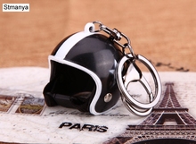 Hot Sales Motorcycle Helmets Key chain Women men Cute Safety Helmet Car Key Ring charm new gift Jewelry wholesale 2024 - buy cheap