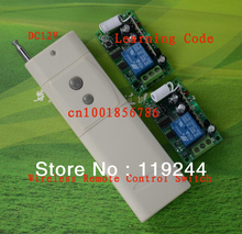 DC12V 1CH RF interruptor de controle remoto digital de 315 MHZ/433 MHZ transmissor e receptor de Alta potência automático da porta deslizante abridor de garrafas